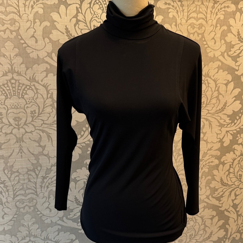 Elegant Black Turtleneck Top